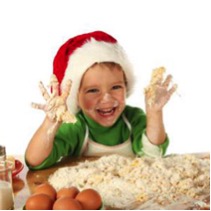 child santa flour